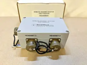 41039g-01 David Clark Remote Headset Station Two Position P/n New Old Stock
