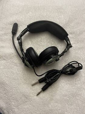 David Clark 43106g-01 New Dc Pro-2 G.a. Twin Plugs