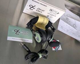 David Clark 43106g-04 Pro-2 Aviation Passive Headset Mic U-174 Plug New