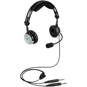 David Clark 43108g-01 New Jet Passive Dual Plug Aviation Headset Ultra Light 4.5 Oz