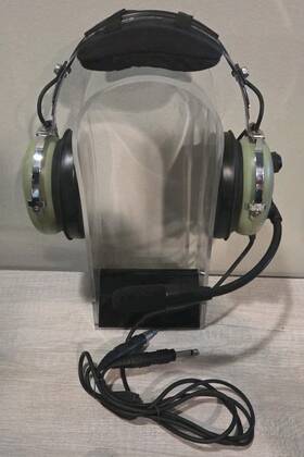 David Clark 49421g01 H10-13.4 Aviation Pilot Headset Dual Ga Plug New Mic Cover