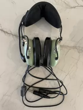 5965-01-446-1530 David Clark Aviation Passive Fixed Wing Headset Model H10-13.4