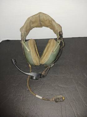David Clark 78711 Vintage Telefonica Aviation Headset H-173/a1c Mfr