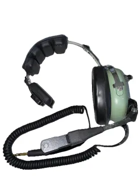 40608g-04 David Clark Aviation 40608g-01 Single Ear Muff Headset With Flex Wire Boom And Pj-051 Plug