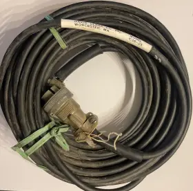 18747g-01 David Clark C3825 Model Black Series 3800 25ft Jumper Cord Used