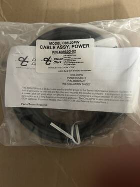 David Clark C99-14dc1 New Power Supply Cord Kit For Battery Charger