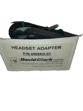 40666g-01 David Clark Company Radio Adapter Cord