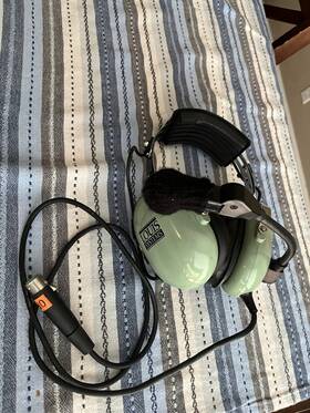 David Clark Dc-02 Headset Louis System Model Untested As Is