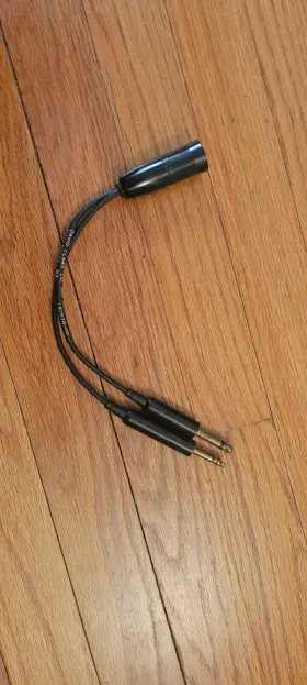 Dc18253g-05 David Clark Headset Adapter Cord Helicopter To General Aviation Plugs