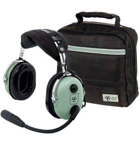 David Clark H10-135s H10-13s Headset W Bag Nearly New Pilot Aviation Flying
