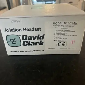 H10-13xl David Clark Aviation Headset Model Electronic Noise Canceling
