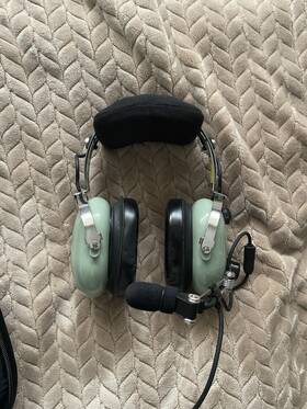 David Clark H10-30 12508g-30 H10-13.4 Aviation Headset Green