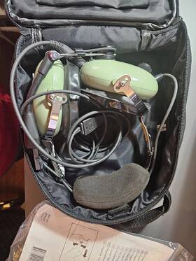 David Clark H10-60 12507g-31 Aviation Headset Green