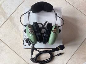 David Clark H10-60h Coiled Cord Headset For Helicopters