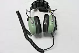 40990g-01 David Clark H9930 Headphones Dual Volume Control With Microphone In Box