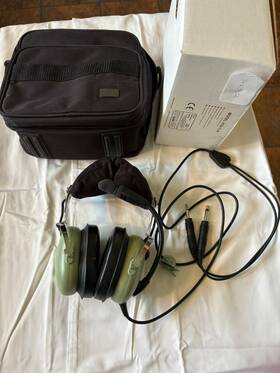 David Clark Ht10-13.4 H10-13.4 Headset Pilot Airplane Aviation Aircraft Headphones -nice