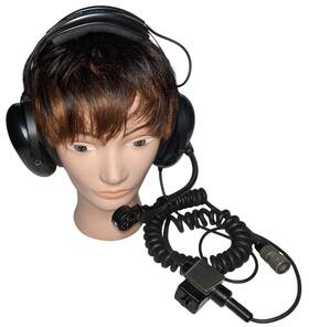 David Clark Pthm-130 Vintage Headset Microphone Model -parts Or Repair Untested