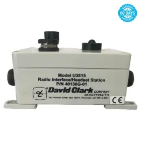U3815 David Clark Radio Interface Control Module Headset Controller Vintage