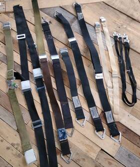 Davis Aircraft Cummings & Sander American Safety & Fda-2470 50s Military Airplane Seatbelts