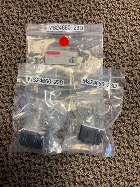 Diamond Aircraft Ms24660-23d Sealed Switch P/n