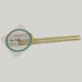 13-03473 Dorcliff Aerocrafts Unbreakable Super Plotter Rotating Azimuth Aviation Navigation Pilot Airplane