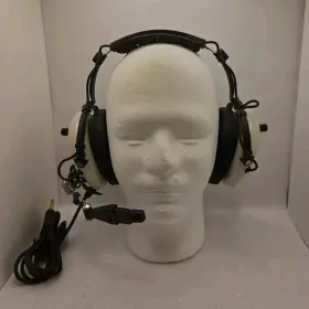 Dre-1000 Dre Communication Co. Vintage Aviation Headset 1000 Tested Working Great - Euc