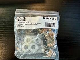 Dynon 101854-0000 101854-000 Intercom Headset Panel Jacks 2 Sets-pilot/co-pilot/rr Rr Pass
