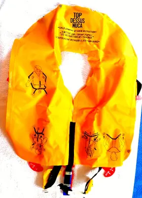 K5-35 Eastern Aero Marine Aircraft Inflatable Life Jacket Flotation Device Co2 Cartridge Mouth Piece