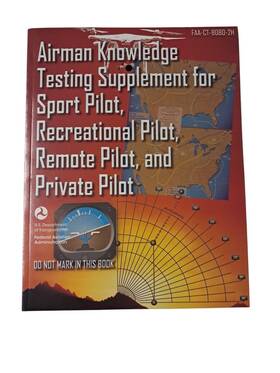 Faa Faa-ct-8080-2h Airman Knowledge Testing Supplement - Sport Private And Recreational Pilot