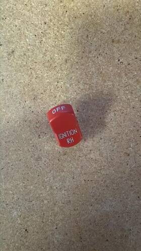 Fallon Pilot Shop 16-0702-e014-01 Switch Red Cover Ignition Rh