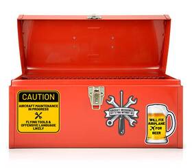 Fallon Pilot Shop 736313928105 Aircraft Mechanics Sticker Pack