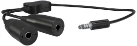 Faro Aviation 609456615457 - Aircraft Pilot Helicopter Adapter Converts Ga Headset To P