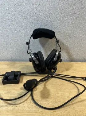 G2-pnr Faro Aviation Premium Pilot Headset With Mp3 Input Adapters For