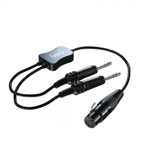 Rfar645 Faro Aviation Airbus Xlr To Ga Dual Plug Pilot Headset Adapter