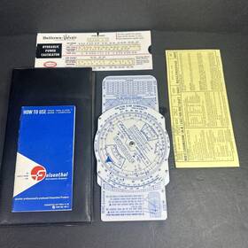 Felsenthal Ibf-1 Dalton E6b Computer Pilots Folder Instructions Aviation Weather Repor