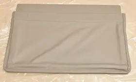 16b-2520-4356-01 Field Aerospace Gulfstream G550 Literature Pocket Assembly Gray Leather Nib