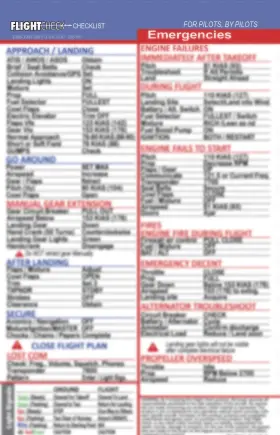 Pa-28r-200 Flightcheck 612409978806 Checklist - Piper Arrow Ii