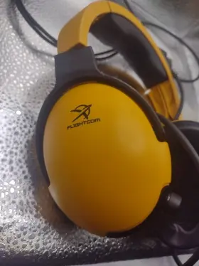 100-00001-00 Flightcom Denali Ii Anr Yellow