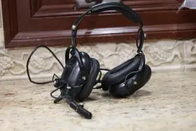 100-0003-00 Flightcom 4dx Classic Headset Black