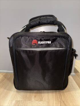 Flightpro 695845038518 Techsierra Pilot Bag Aviation Flight For General Pilots Black
