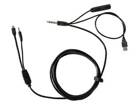 Flitecordr 130b Aircraft Cockpit Audio Atc Intercom Recording Cable 10ft Phones Some Gopros