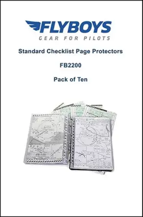 Fb-2200 Flyboys 689076512350 Multi-hole Standard Checklist Page Protector - Pack Of 10