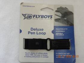 Flyboys Fb1062 Deluxe Pen Loop For Pilots Adjustible And Reverisble. Left Or Right Hand