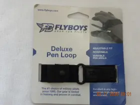 Fb1062 Flyboys Deluxe Pen Loop For Pilots Adjustible And Reverisble. Left Or Right Hand