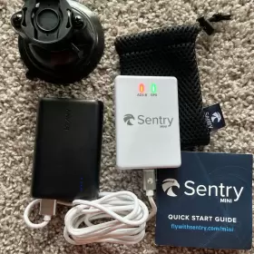 7592a Foreflight Sentry Mini Kit Ads-b Receiver And Gps With Ram Mount