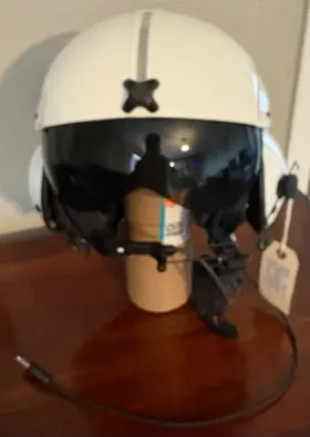 01045014 Gentex 97427/01045014 Sph-5 Xl Flight Helmet With Visor Earphones Microphone Pads And Bag