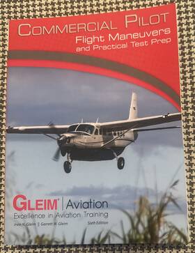 Gleim Cppt-6 Commercial Pilot Flight Maneuvers And Practical Test Prep Like New