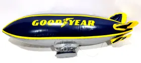 Blimp1 Goodyear Large Inflatable Blimp 33 Inch Ready To Hang