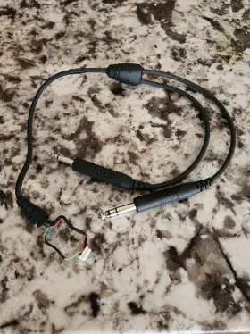 Hfa102-a20 Hobbsflyer.com Oem Bose A20 Ga Twin Plug Cable For Aviation Headset