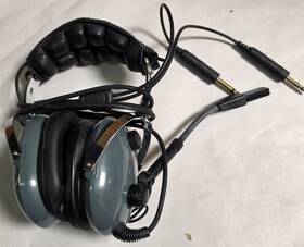 Jean D Iberville 020.1301 Vintage Dft B 25 Aviation Headset M642/ 4.1 Military